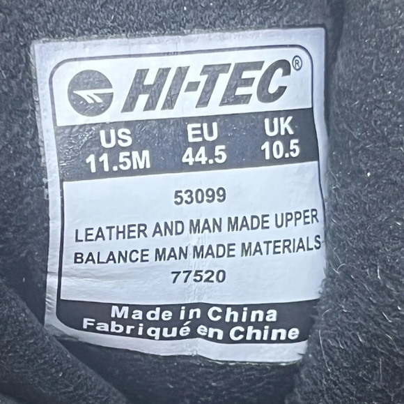 Hi-Tec Wildfire Hiking Boots Size 11.5 & 13 - Picture 6 of 10